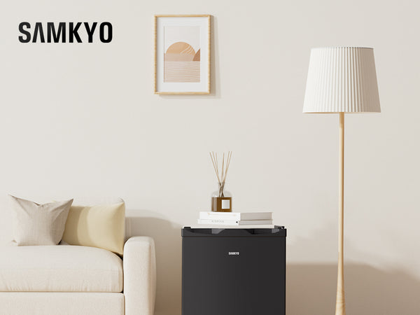 SAMKYO 冷凍庫 33L 前開き 小型 幅45cm ミニ冷凍庫 2時間急冷