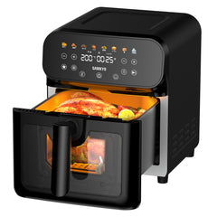 SAMKYO ノンフライヤー 6.2L 大容量 2-6人用 エアフライヤー