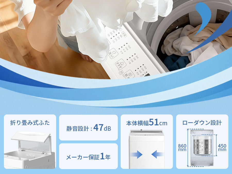 SAMKYO 洗濯機 5kg 全自動洗濯機 縦型洗濯機 一人暮らし 最短11分洗濯 小型 部屋干し専門 1-2人用 予約タイマー 透明ドア ステンレス槽 コンパクト  引越し 静音設計 B500