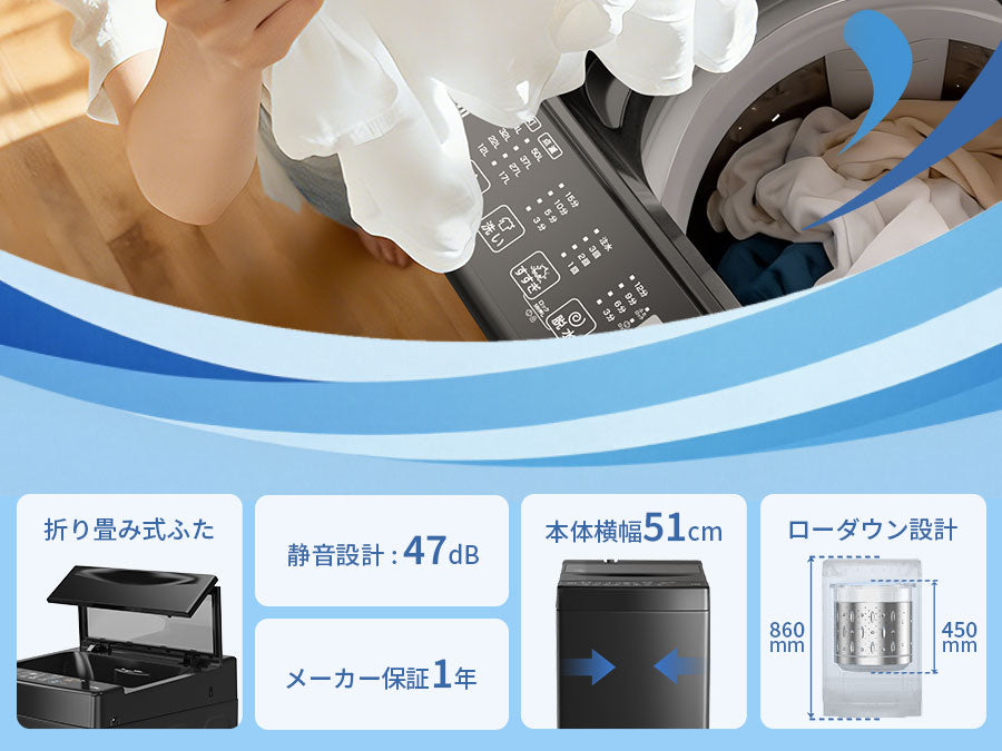 SAMKYO 洗濯機 5kg 全自動洗濯機 縦型洗濯機 一人暮らし 最短11分洗濯 小型 部屋干し専門 1-2人用 予約タイマー 透明ドア ステンレス槽 コンパクト  引越し 静音設計 B500